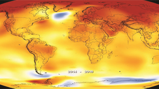 Temperature globali quasi un grado oltre la media del XX secolo