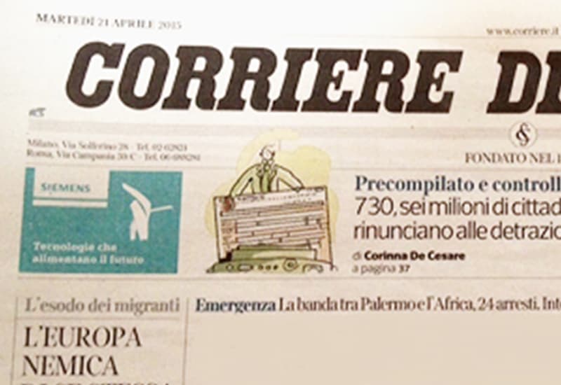 Il Pellet di Carbotermo anche sul "Corriere della Sera"