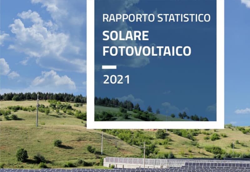 Solare fotovoltaico - rapporto statistico 2021