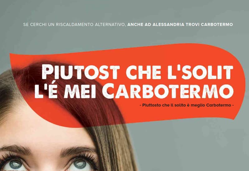 Nuova campagna pubblicitaria Carbotermo