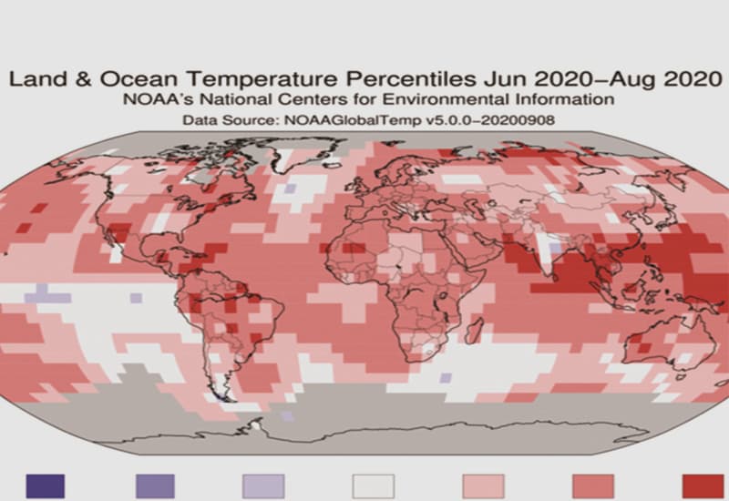 Clima: estate mai così calda nell'emisfero nord della Terra